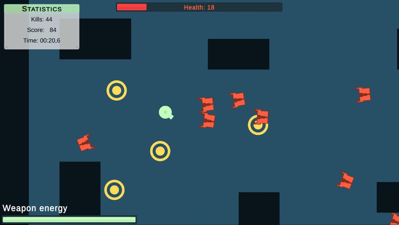 Robot shooter (GhostMiner) screenshot 2