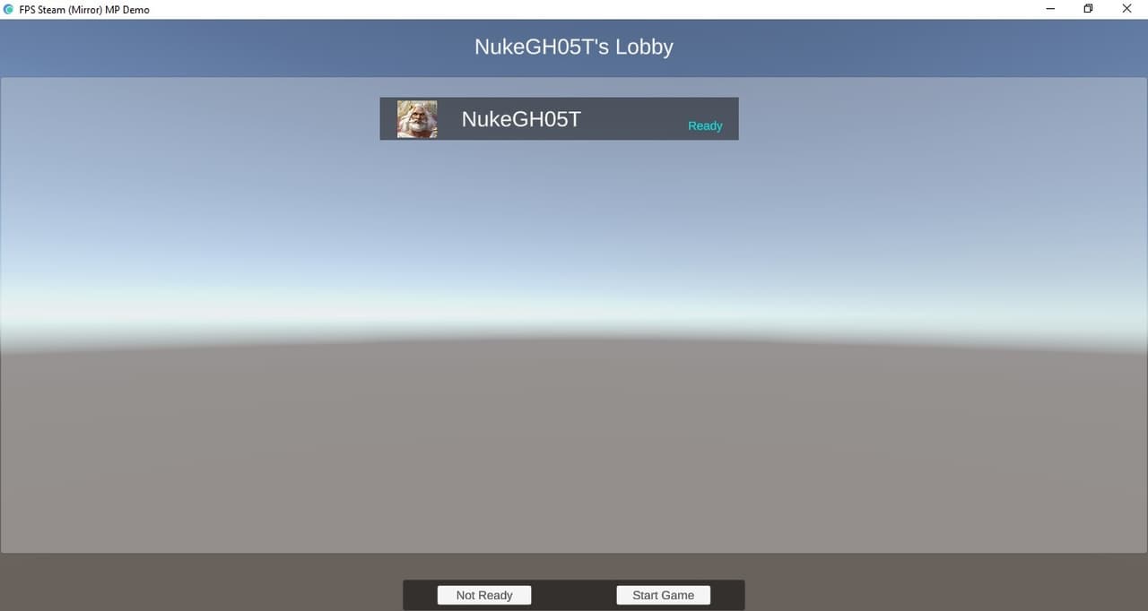 Multiplayer FPS Demo with Steam and Mirror screenshot 2
