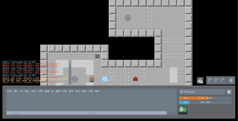 Sequence - Robot programming simulator screenshot 2