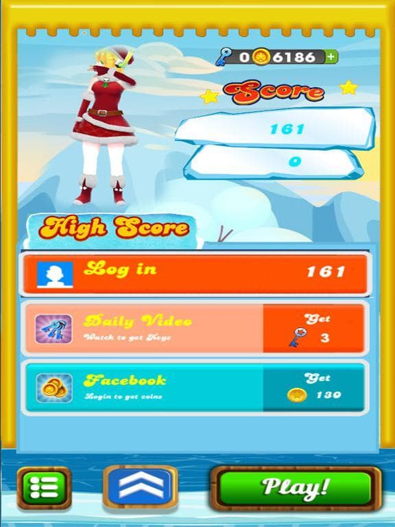 Golden Subway & Snow Princess Run screenshot 5