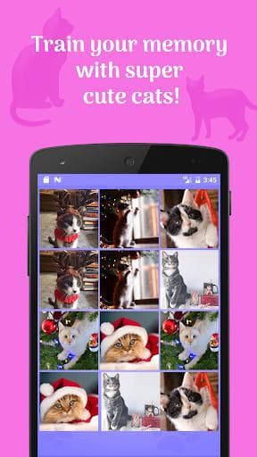 CUTE CATS Memory matching Game screenshot 4