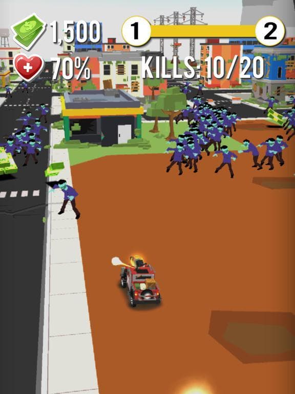 Zombie Car Survival screenshot 2