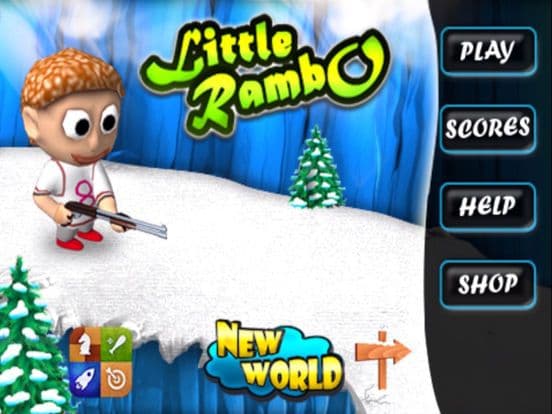 Little Rambo Shooting & Racing screenshot 3