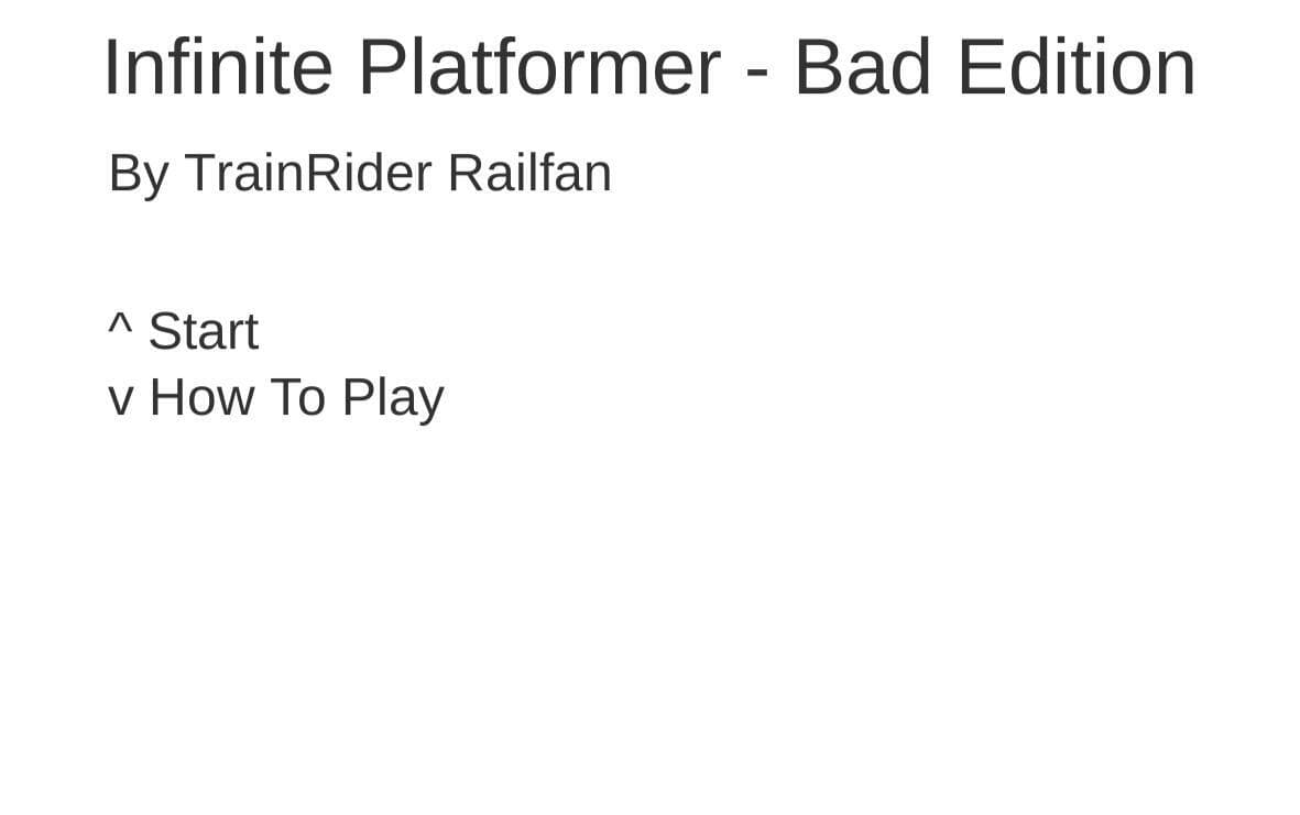 Infinite Platformer - Bad Edition screenshot 2