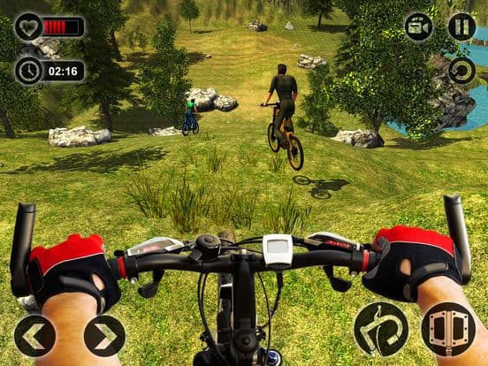 Crazy Off road Mountain Bicycle Rider Simulator 3D screenshot 4