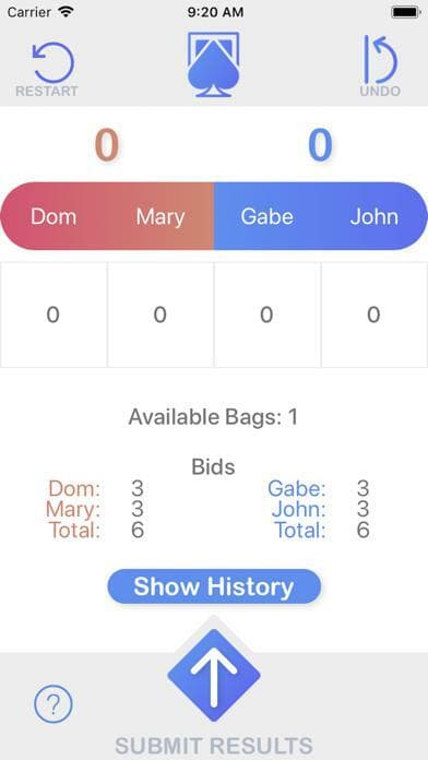 Spades Score (RN) screenshot 3