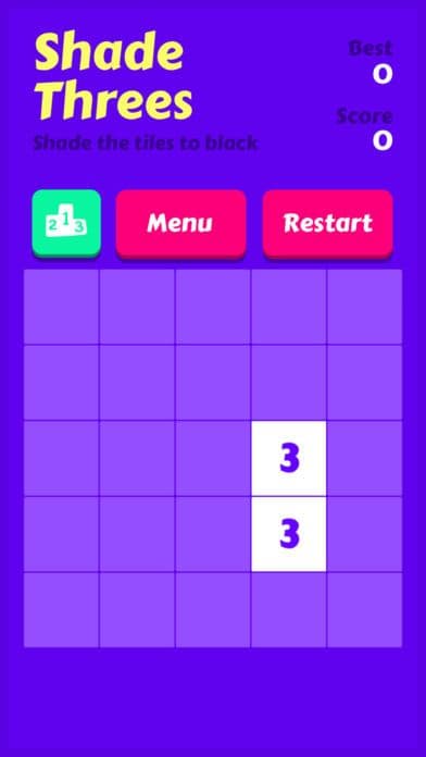 Shade Threes screenshot 2