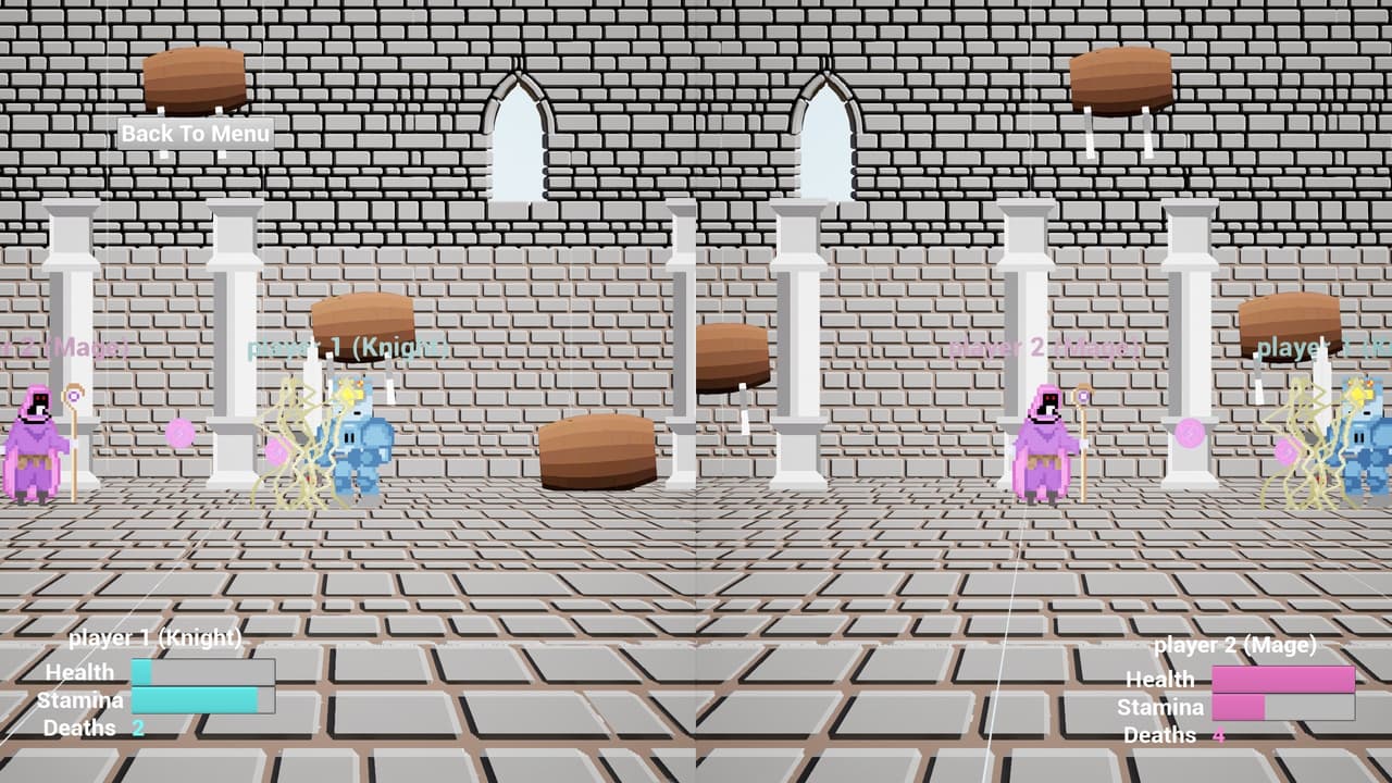 Knightboy and Magegirl Do the Cool Stuff Together Like Fighting Each Other To The Death And Running Around On Platforms screenshot 3
