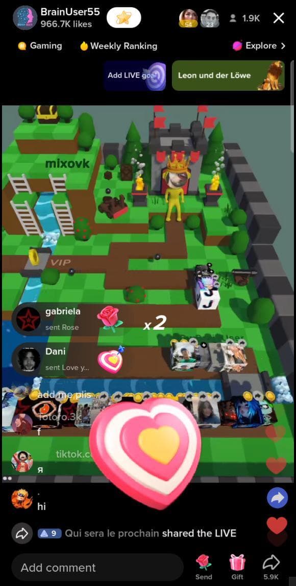 Tiktok Live game (Be the King V1) screenshot 3