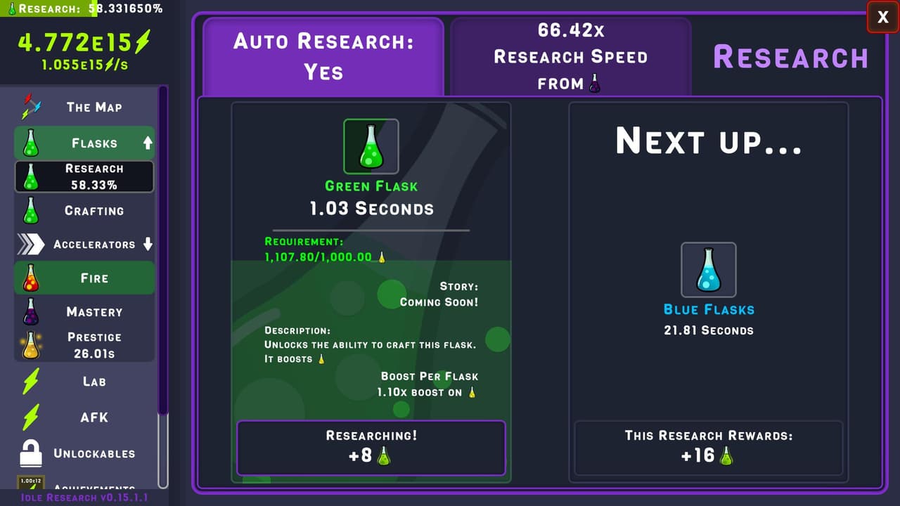 Idle Research (itch) screenshot 2