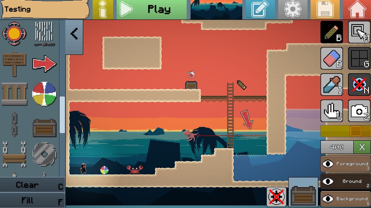 Makis Adventure: Level Editor screenshot 2