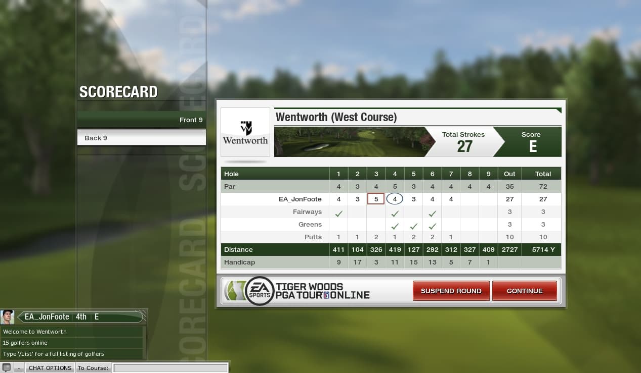Tiger Woods PGA Tour Online