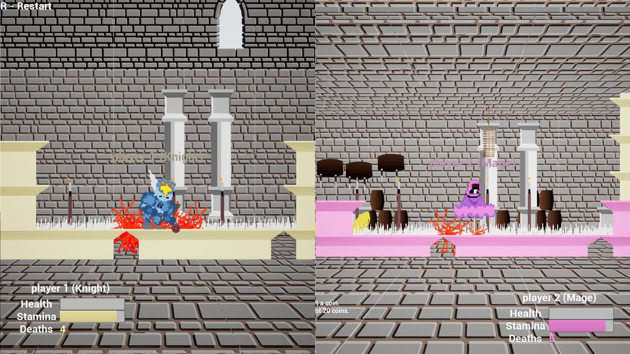 Knightboy and Magegirl Do the Cool Stuff Together Like Fighting Each Other To The Death And Running Around On Platforms screenshot 4
