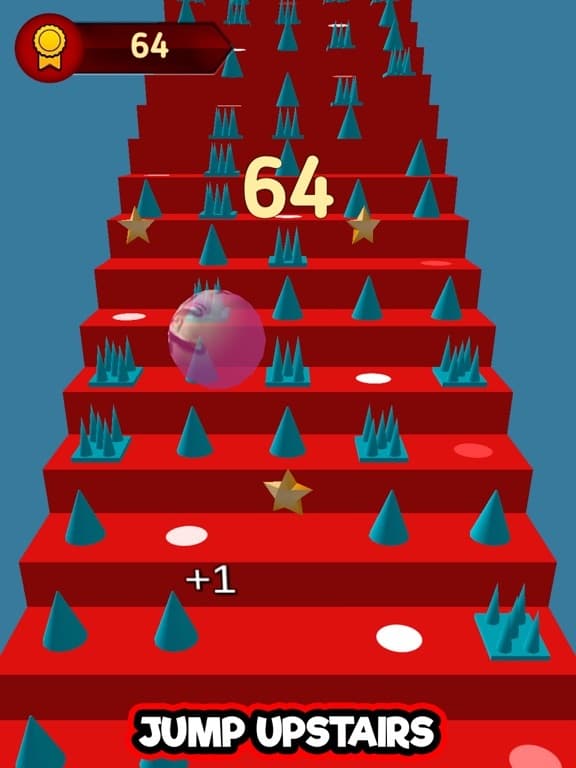 Stairs Jump Ball - Funny Race screenshot 2