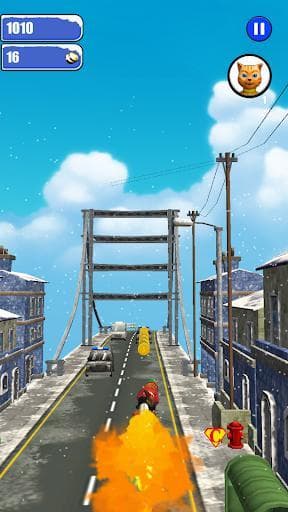 Leo Cat Ice Run - Frozen City screenshot 5