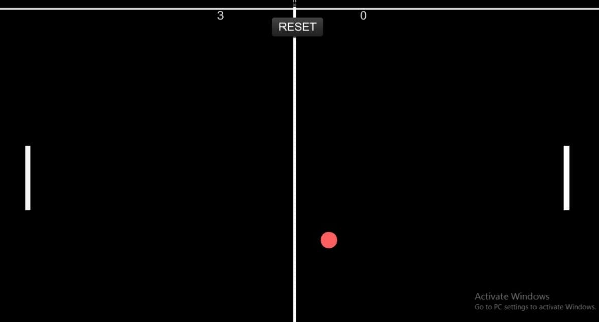 PONG (itch) (Manu Pillai) screenshot 2
