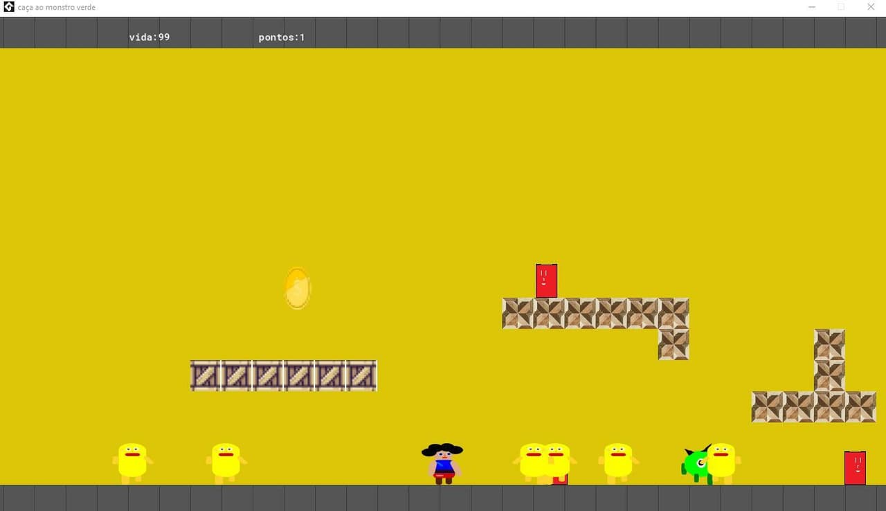 caça ao monstro verde screenshot 2