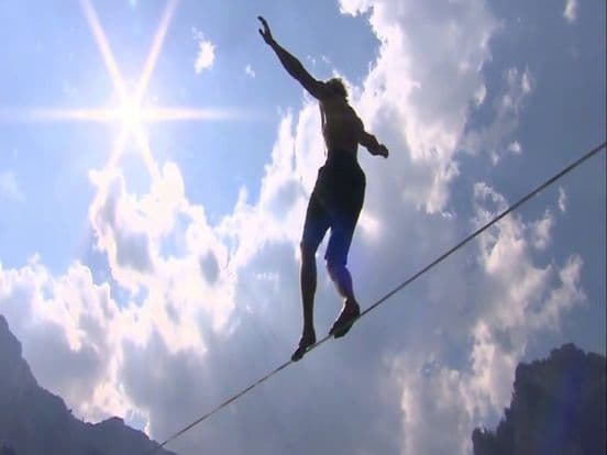 VR Tightrope Walking :Wire Walking for VRCardboard screenshot 2