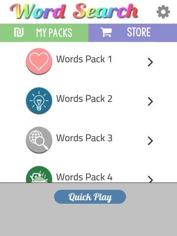 Word Search Colorful Puzzle screenshot 2