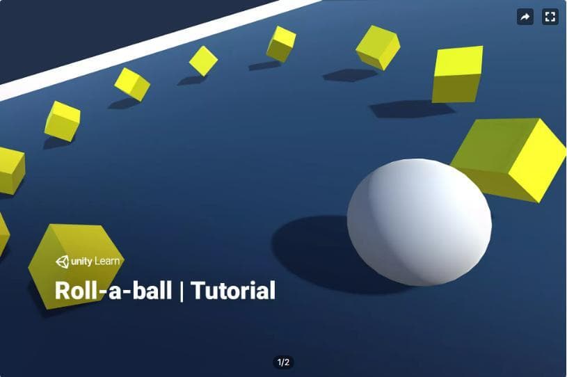 Roll-a-ball tutorial Unity