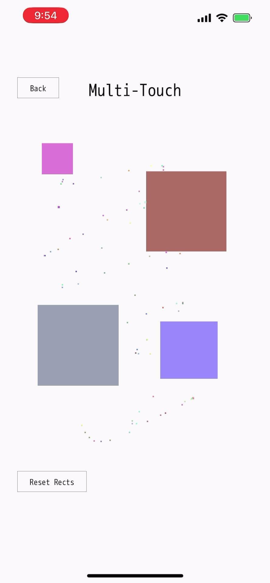 DragonRuby Touch Playground screenshot 2