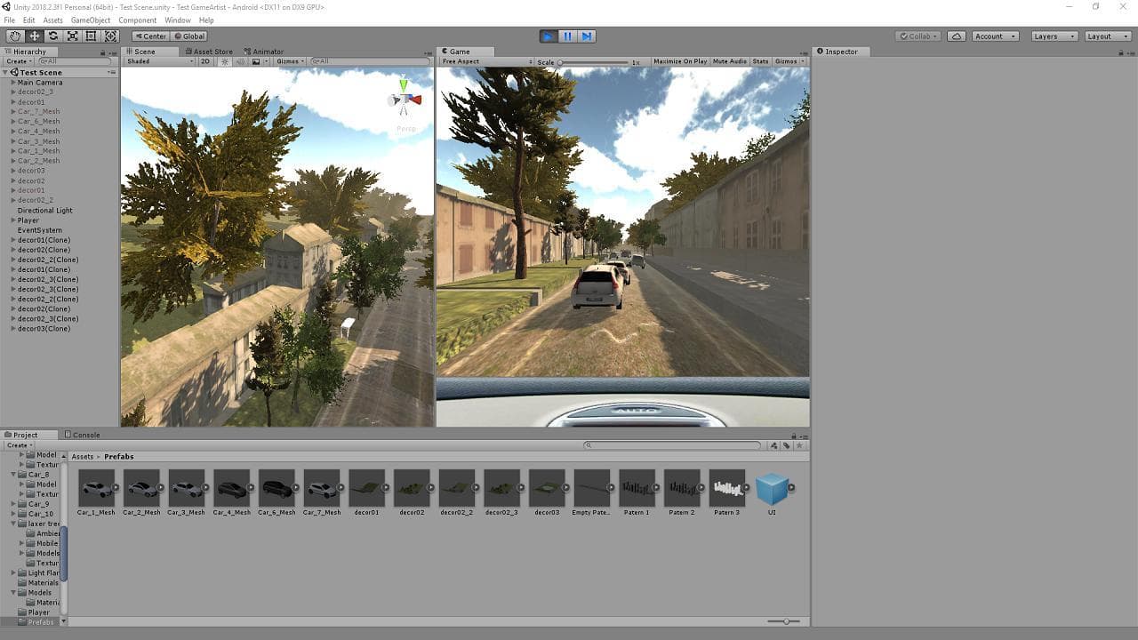 mini jeu de plateforme unity 3D