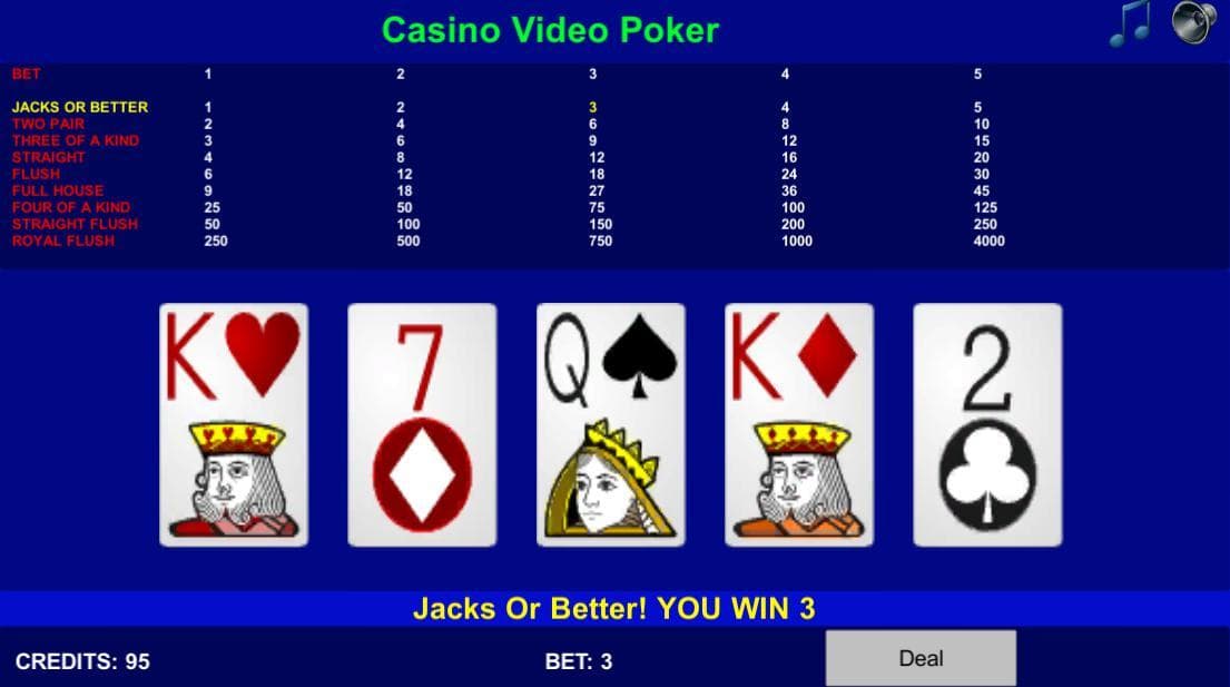 Casino Video Poker (hypnotic)