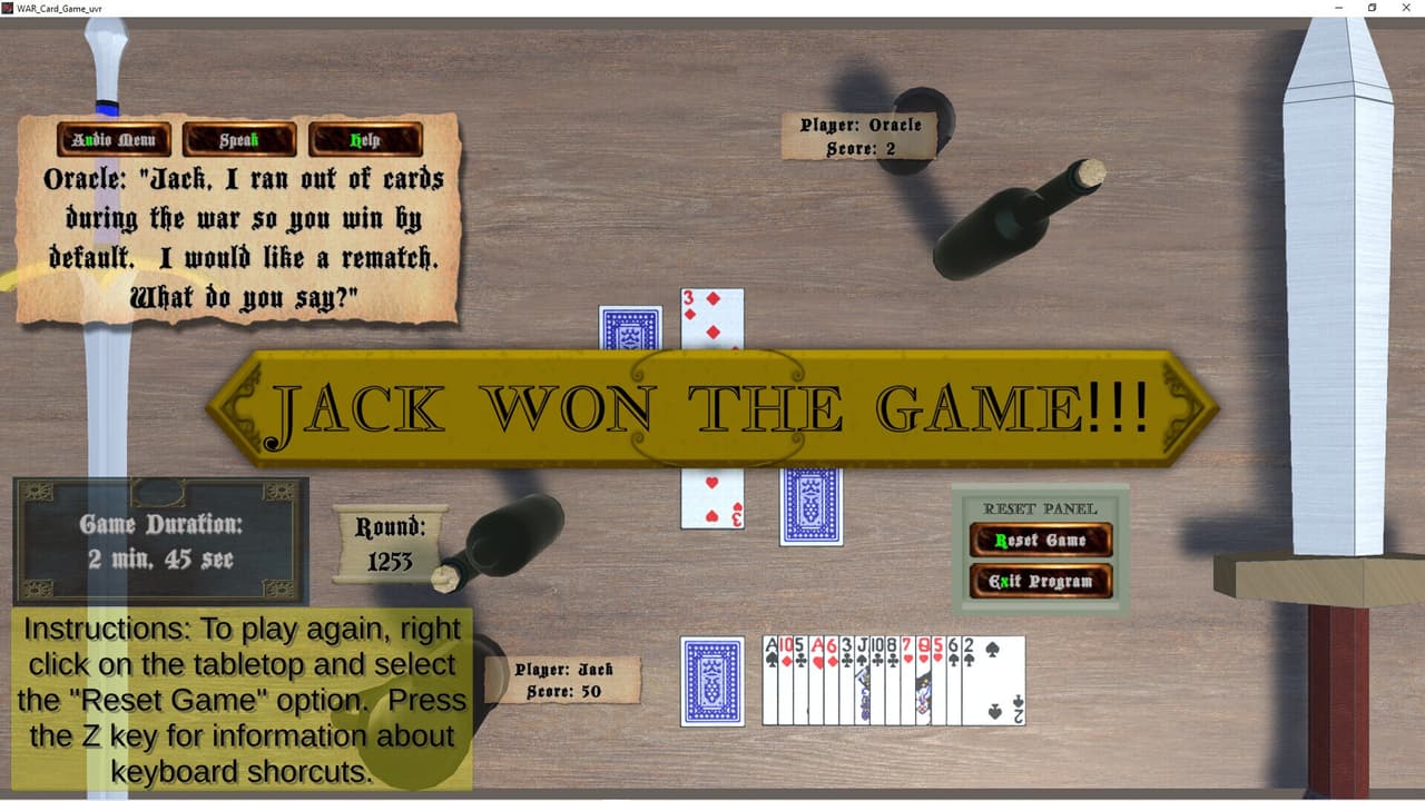 WAR Card Game_uvr