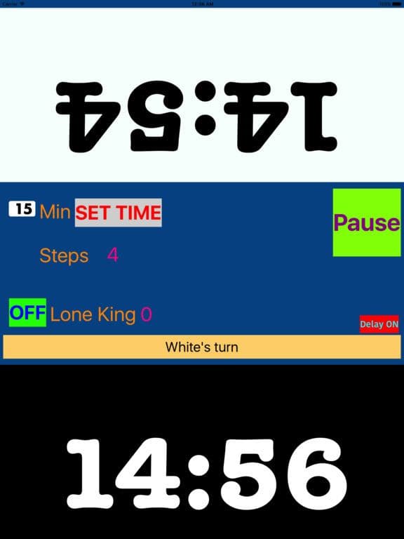 Chess Competition Clock for iPad screenshot 4