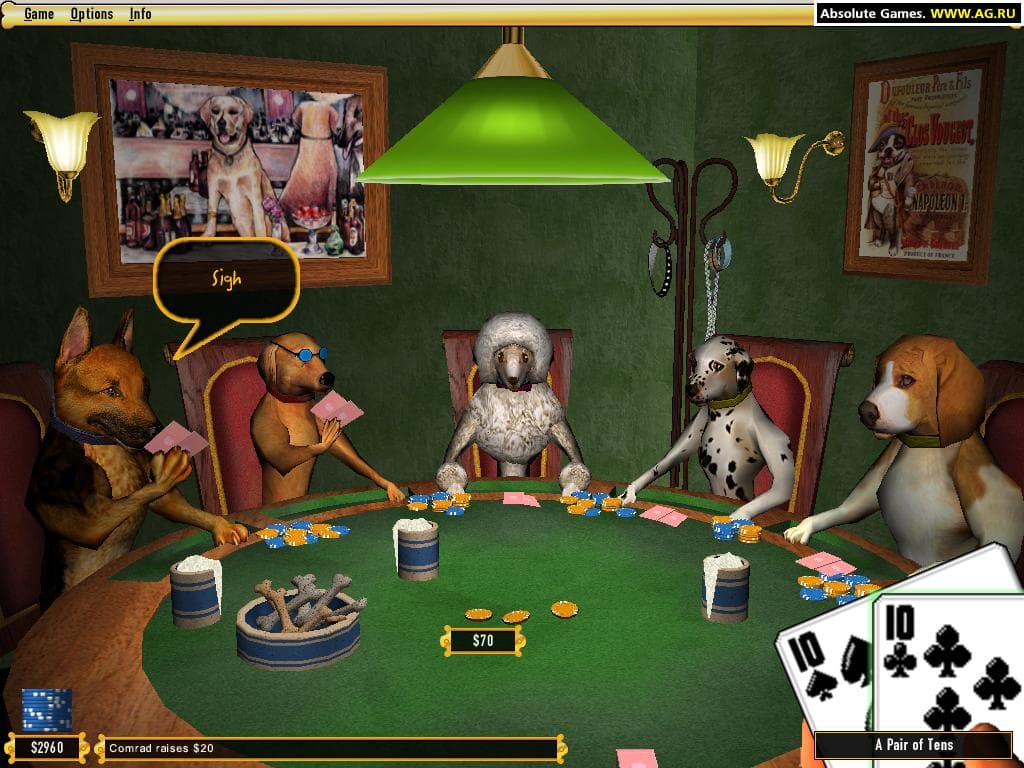 Dogs Playing Poker
