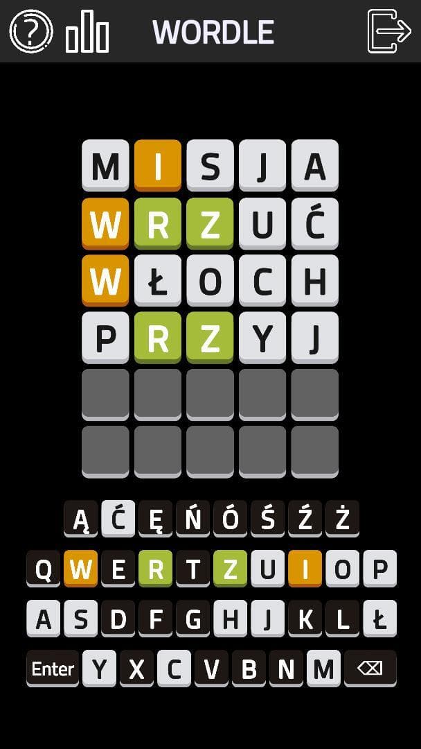 Wordle polskie screenshot 5