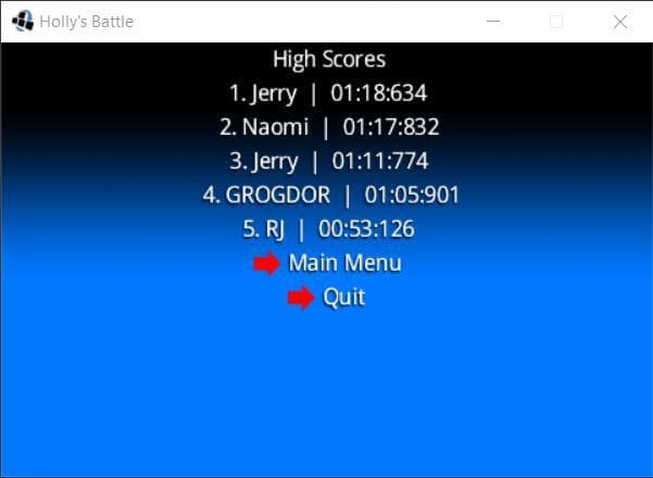 Hollys Battle