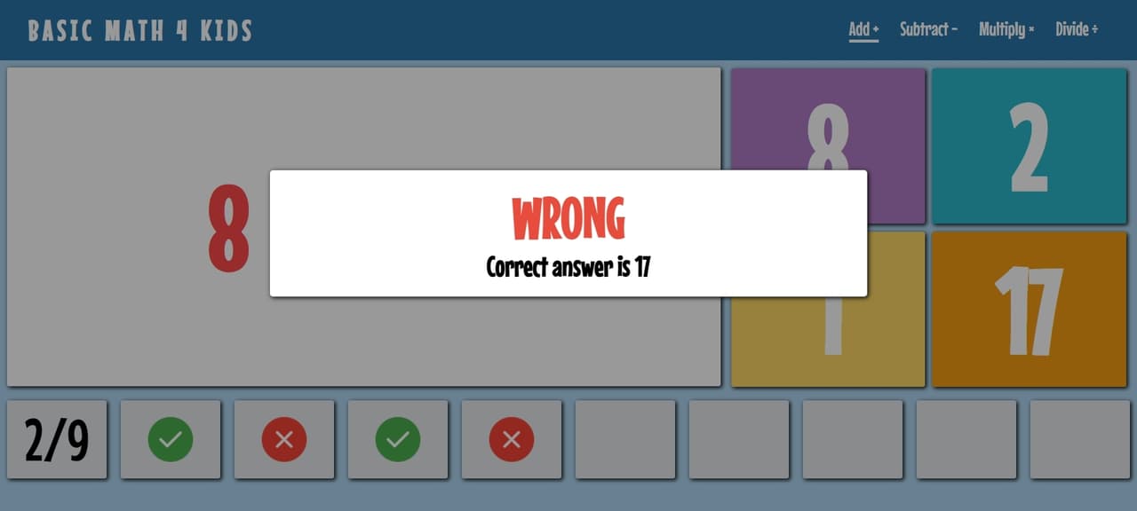 Basic Math 4 Kids screenshot 3