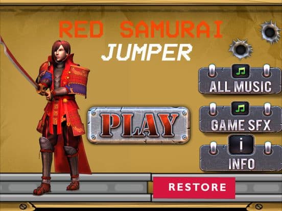 Red Samurai Jump - Jumper Ninja Veggie Adventure Games screenshot 6