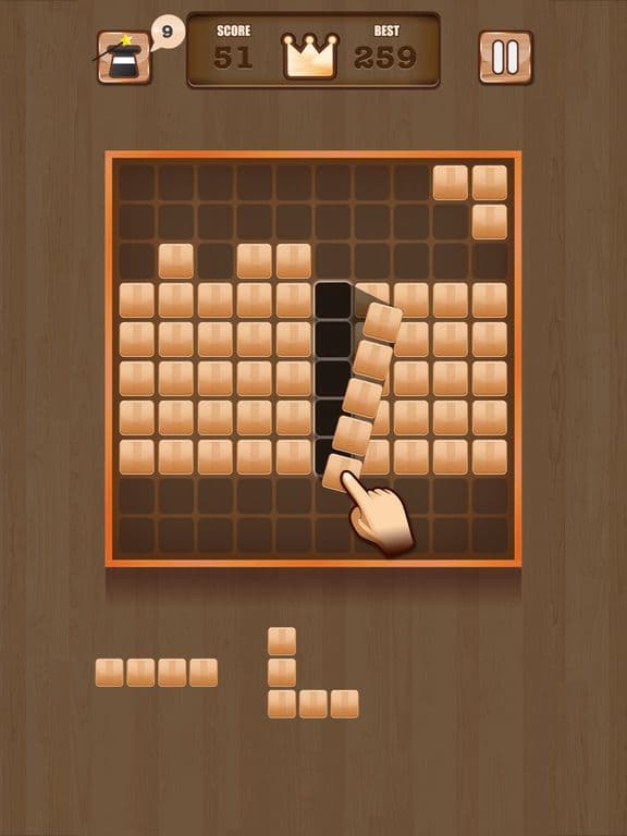Wooden 100 Block - Hexa Puzzle screenshot 4