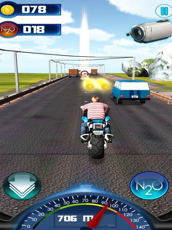 Moto Racing 3D 2017: City Race Game screenshot 3