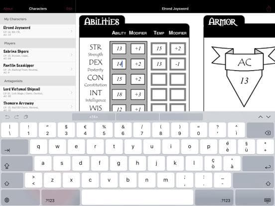Real Sheet: D&D 3.0 ∞ screenshot 3