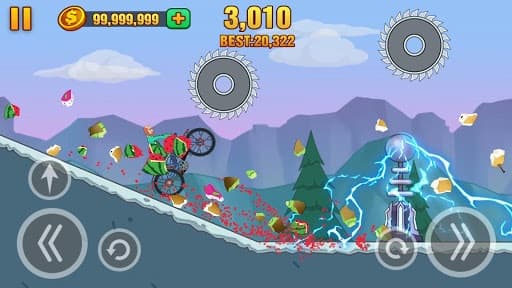 Hill Dismount - Smash the Fruits screenshot 2