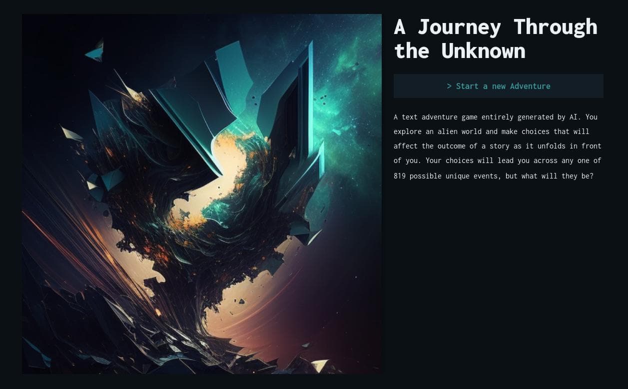 A Journey Through the Unknown screenshot 2