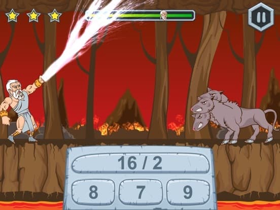Zeus vs Monsters – School Edition: Fun Math Game screenshot 2