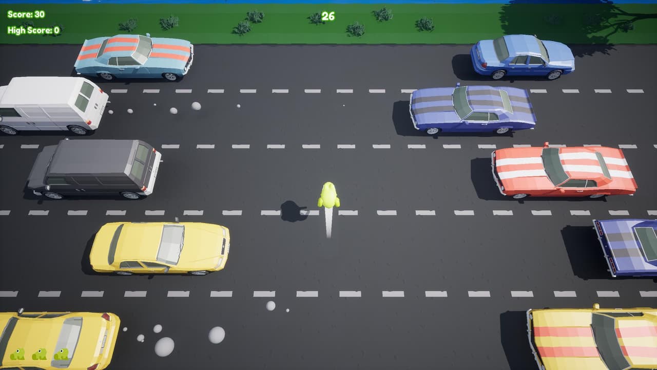 Unreal Froggy Road screenshot 2