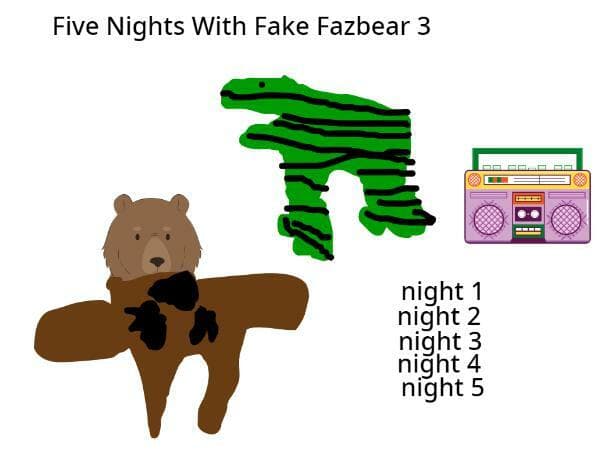 five nights with fake fazbear 3