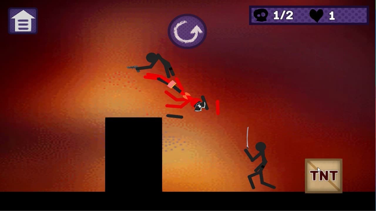 Stickman Backflip Killer zone screenshot 2