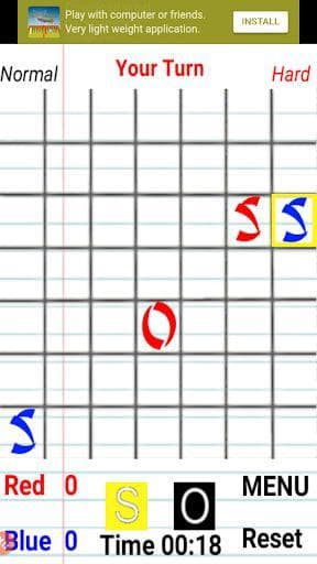 SOS Game - Classic Strategy Board Games screenshot 4
