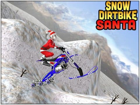 Snow Dirt Bike Santa screenshot 4
