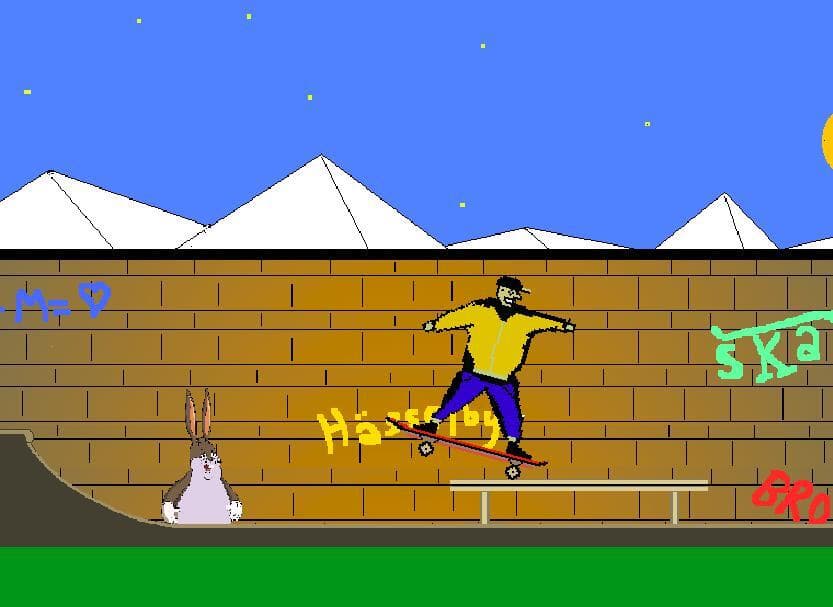 Yellow skater