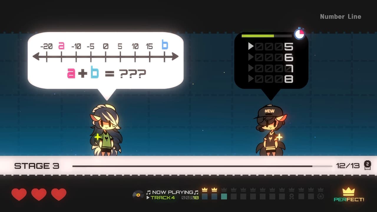 Mini Star Math: 3 Hearts