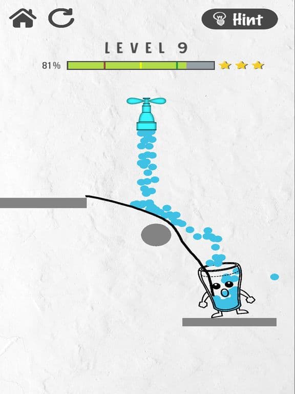 Happy water glass draw game screenshot 3