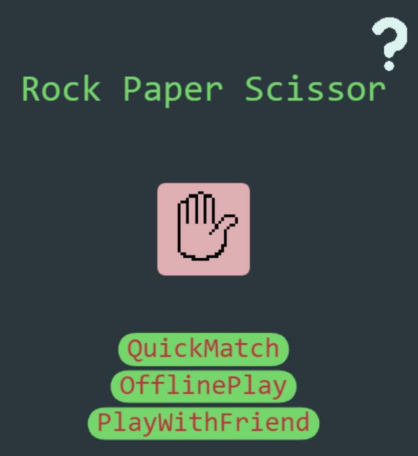 Rock Paper Scissor with twist