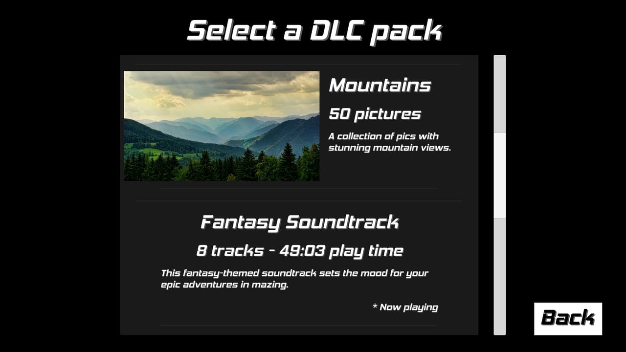 Pixeo Mazeo - Mountains/Fantasy Expansion screenshot 2